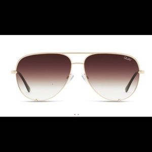 Quay Australia High Key Aviator Sunglasses - NWT